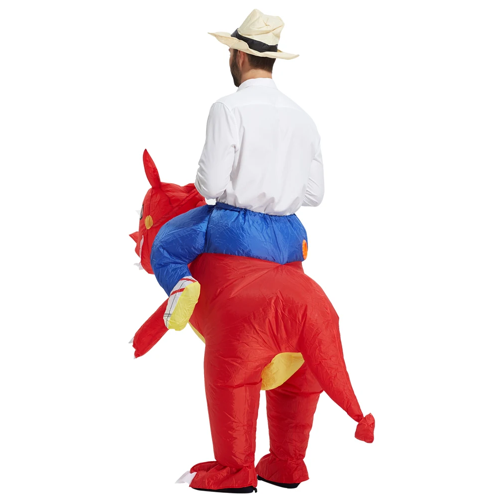 TOLOCO надувной костюм динозавра для взрослых на Хэллоуин disfraces нарядное платье