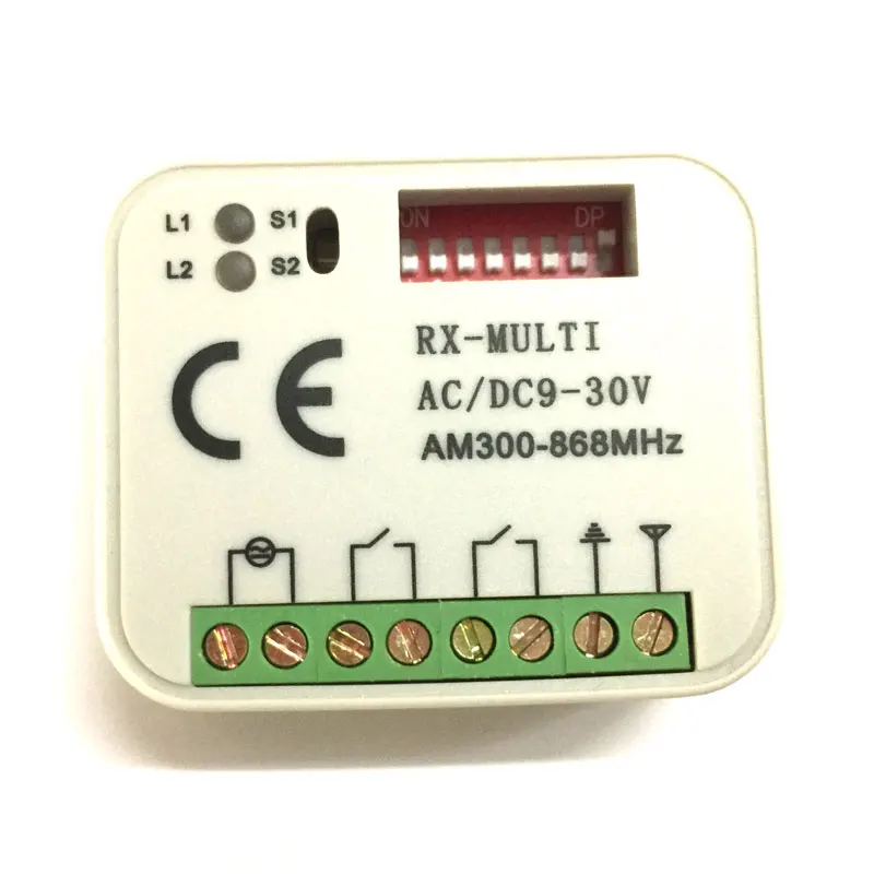 Multi frequency 280-868mhz auto scan Universal Garage door remote control receiver | Электроника