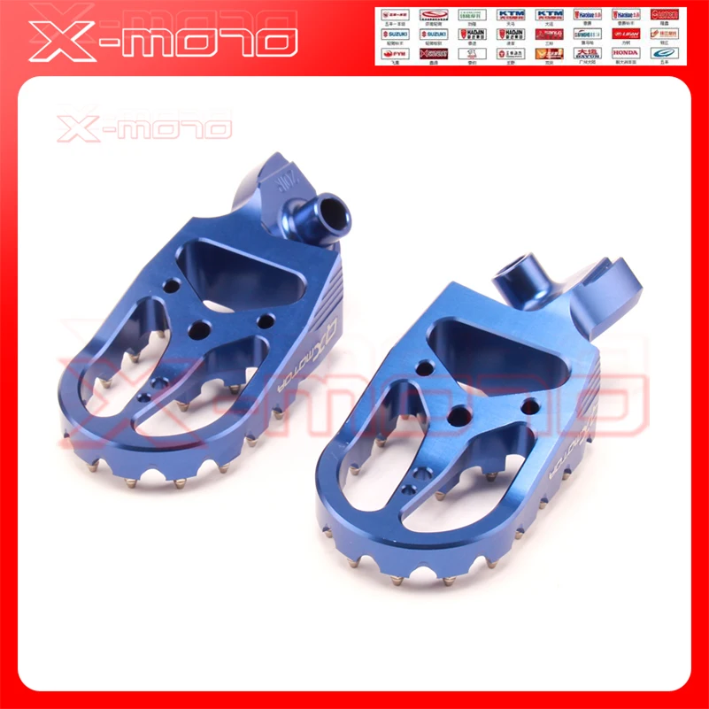 ЧПУ Заготовка MX подножки подставки педали для YAMA yz 125 250 yz125 yz85 yz450f wr450f wr250f 99 17