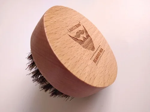 Круглая щетиная щетка для бороды и широкая/тонкая зубная Расческа мужчин подарок