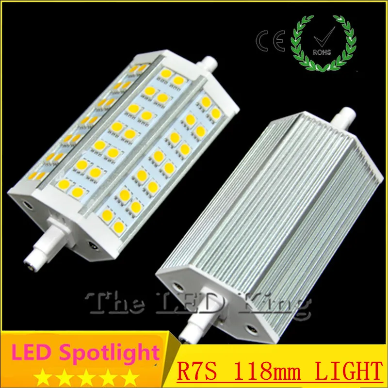 Светодиодная лампа R7S 5050 smd 78 мм/118 мм/138 мм/189 мм/12 Вт 20 25 30 лампочка прожектор в