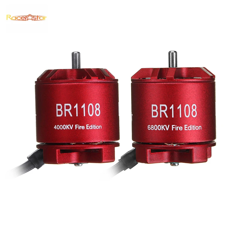 Бесщеточный мотор Racerstar 1108 BR1108 Edition 4000KV 6800KV для радиоуправляемого дрона FPV