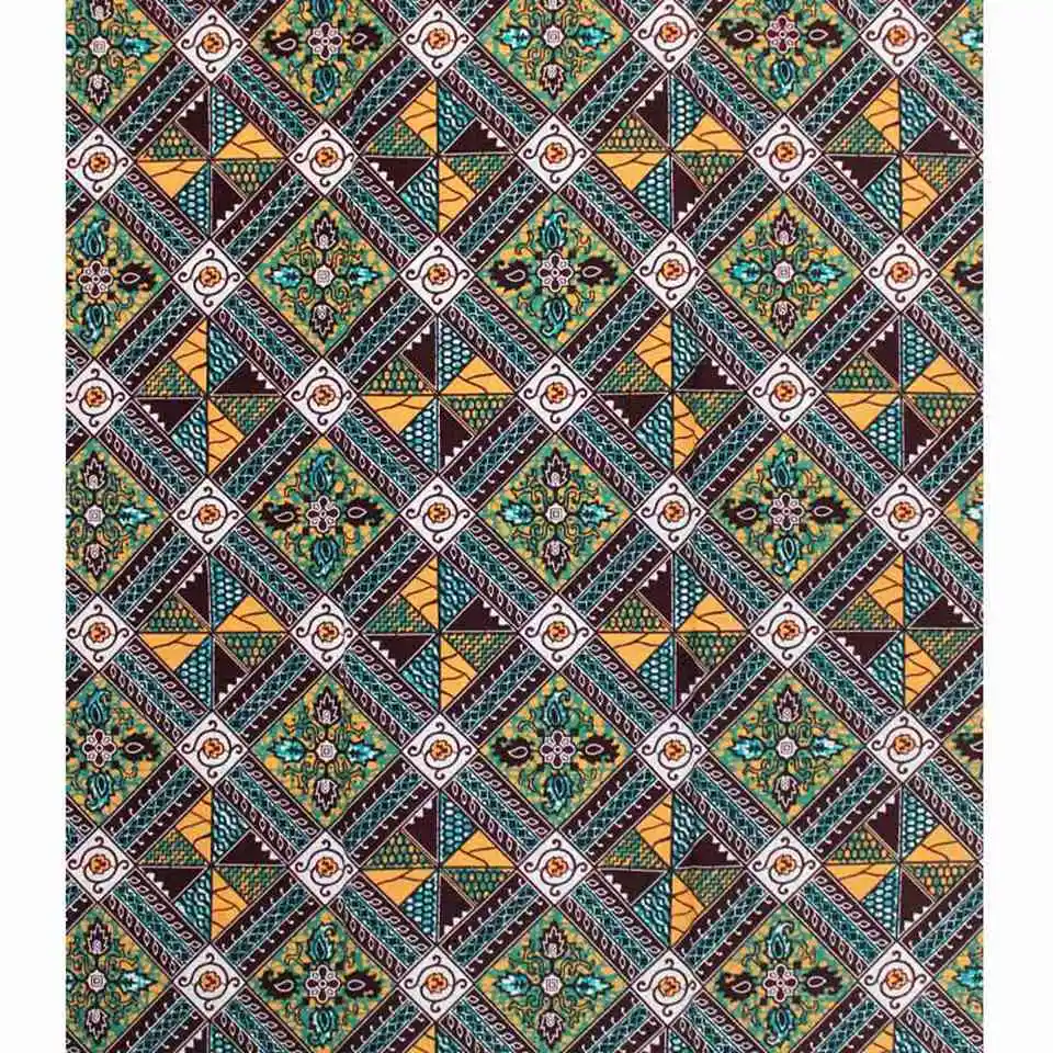 Последняя африканская Анкара печать ткань оптом воск java набивная