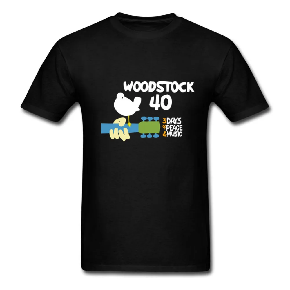 Забавные футболки нового дизайна Мужская футболка с логотипом Woodstock 1969 мужские