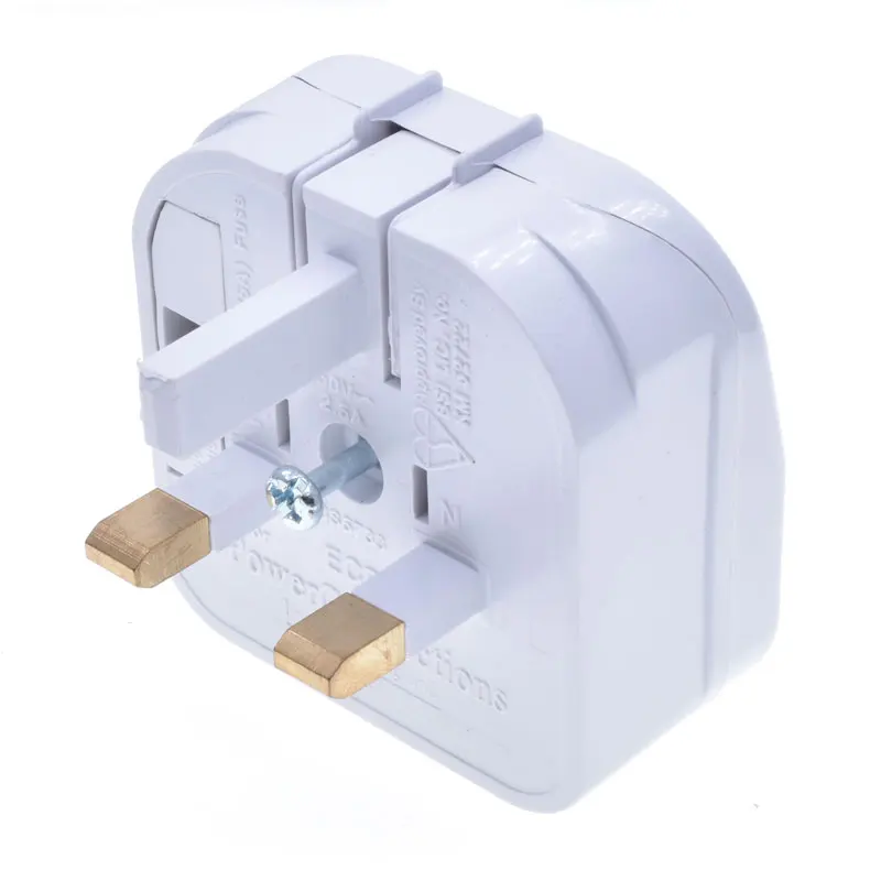 ЕС вилка Великобритании адаптер машина коробочного типа круглый два контакта 4 0