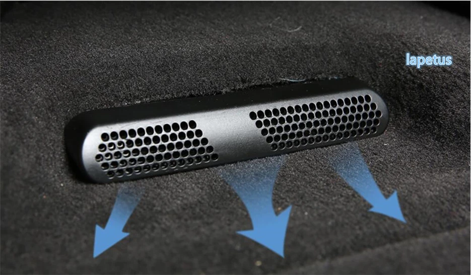 Lapetus Plastic Black Seat Below Heat Floor Air Conditioning AC Duct Vent Outlet Grille Cover Fit For Cadillac XT5 2016 - 2020 | Автомобили