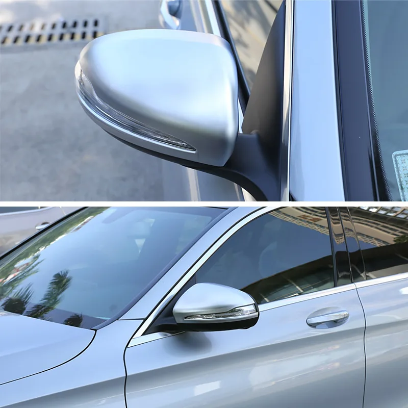 Matte 4 стиля боковая крышка зеркала заднего вида для Mercedes Benz C Class W205 GLC S Class New E Class Корпус зеркала заднего вида - Цвет: Matte