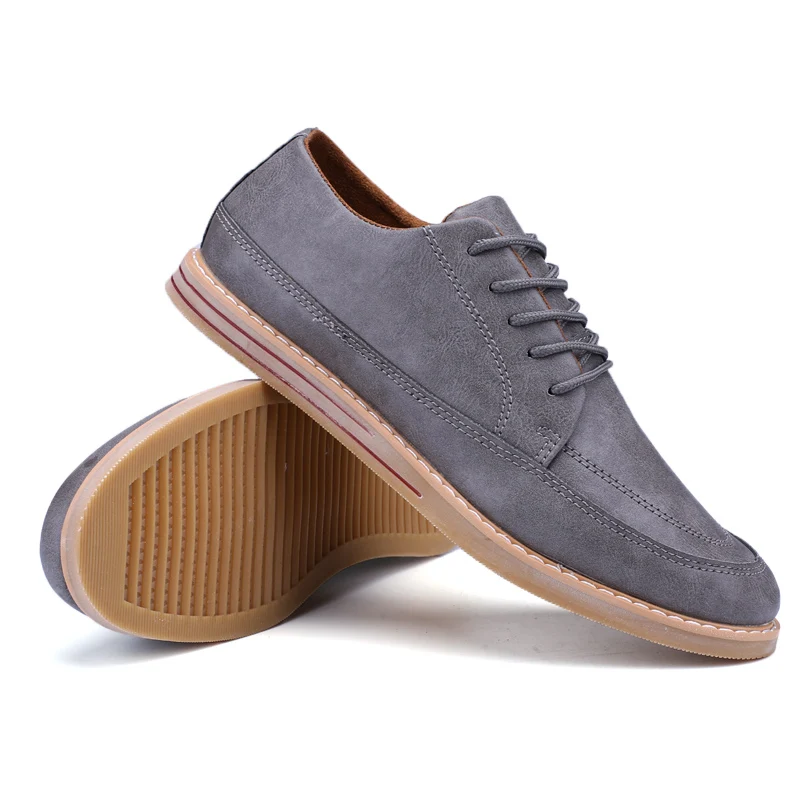 Mozoeyu модный бренд Мужские кожаные туфли на шнуровке Для мужчин повседневная