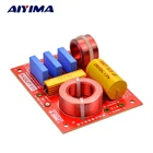 AIYIMA аудио 2-канальный динамик делитель частоты Высокие + низкие частоты независимый HIFI объемный канал кроссовер динамик фильтр 3400 Гц 1 шт.