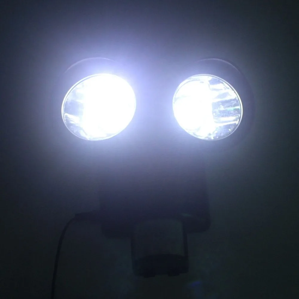 ICOCO 22LED двойной детектор безопасности Солнечный точечный свет датчик движения