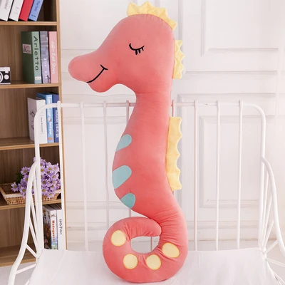 45cm Creative Hippo Plush Toy Stuffed Doll Sea Horse Throw Pillow Baby Sleep | Игрушки и хобби