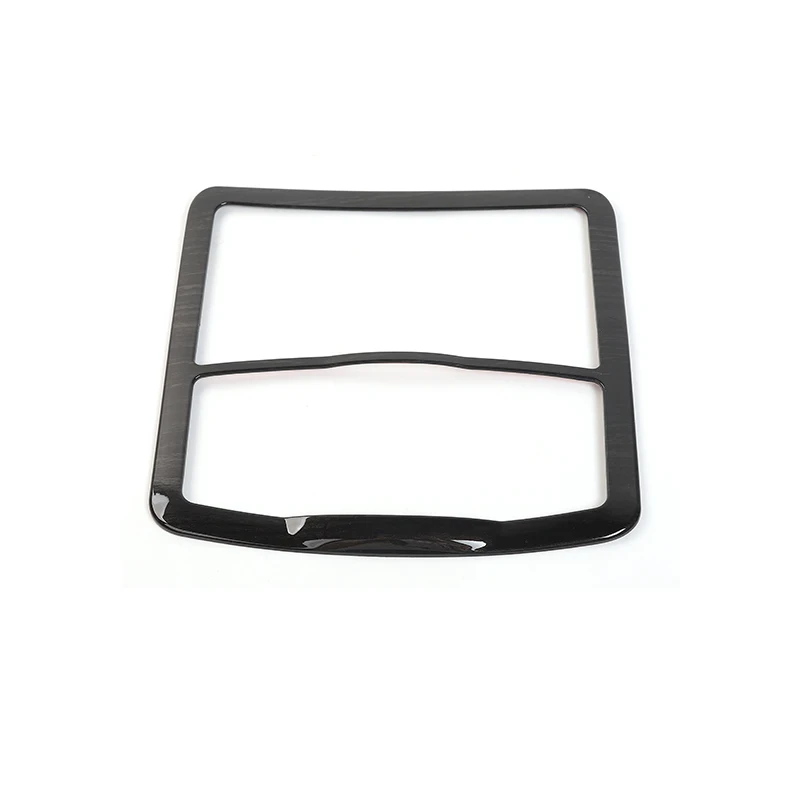 Black wood grain SHINEKA для чтения в автомобиле стиль светильник крышка лампы рамка наклейки ABS для Nissan Patrol+ аксессуары для интерьера - Название цвета: Black wood grain
