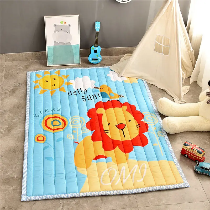 

Cartoon Animals Kids Carpet Rugs Children Baby Play Mat Thicken Child Protection Pad Floor Crawling Mat Carpet Kids Room Decor