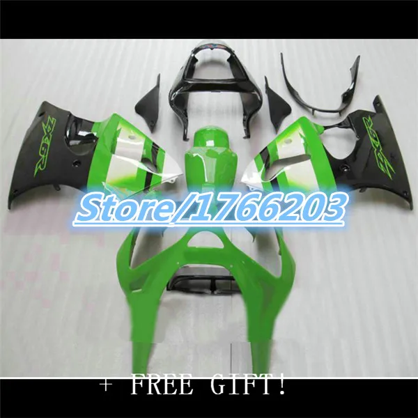 

fairing For KAWASAKI Ninja ZX 6R 2000 2002 ZX-6R 2000-2002 ZX 6R 00 01 02 Green black Fairing kits ZX6R 2000 2002