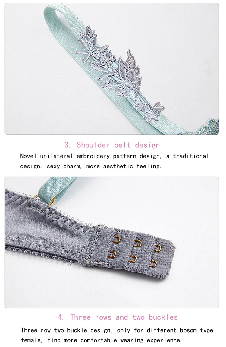Ультратонкое прозрачное белье sexxyunderwearsee-throughembroidylacebra