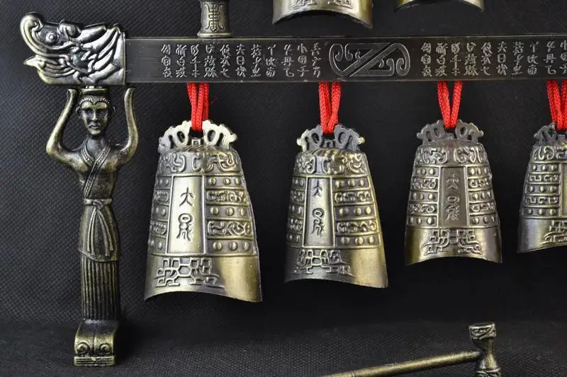 Латунные Колокольчики китайский Тибетский дракон колокольчики в древнем