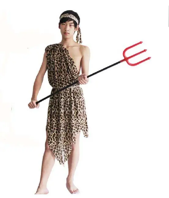 Взрослый мужской короткий бархатный индийский костюм леопардовая одежда для