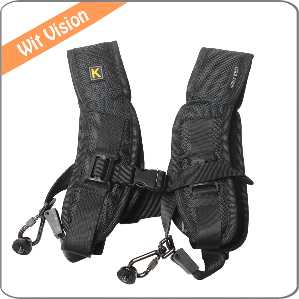 Быстрый двойной плечевой ремень для 2 цифровых SLR DSLR Sony Nikon Canon камер|dual shoulder strap|strap