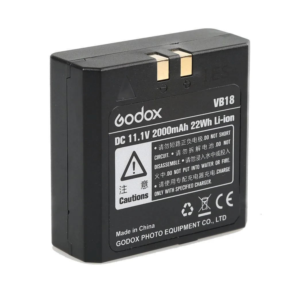Литий ионный аккумулятор Godox VB18 (Улучшенный аккумулятор) для V850 V860 V860II Neewer Speedlite