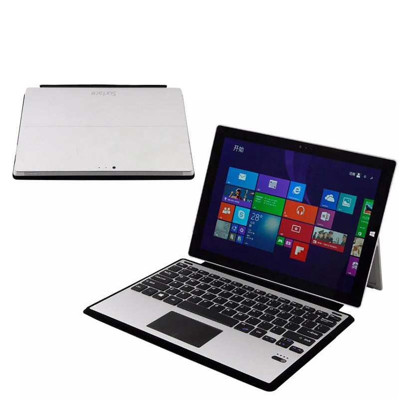 Алюминиевая Клавиатура для Microsoft Surface 3 10 8 '' планшетный ПК Беспроводная Bluetooth
