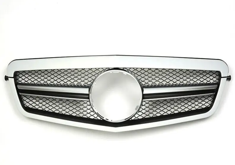 style D Для Mercedes для Benz E-class W212 E200 E300L 09 10 11 12 13 SL стиль с эмблемой переднего бампера гоночная решетка - Цвет: style D