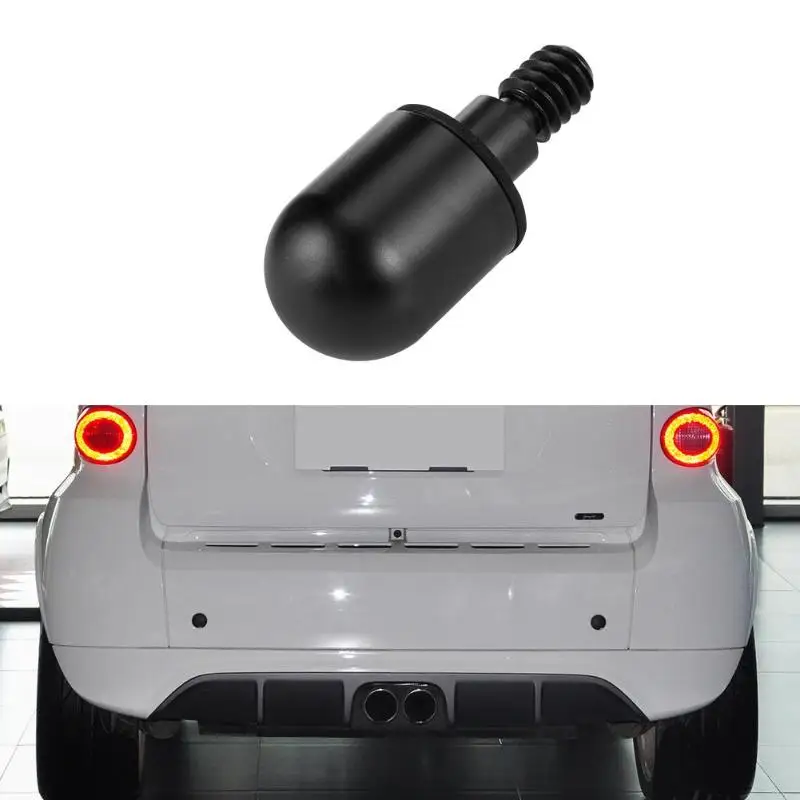 Car Front Rear Bumper Round Head Nail Guard Spike Anti Collision Protector For Mercedes Benz SMART Tail Cone Black Silver |