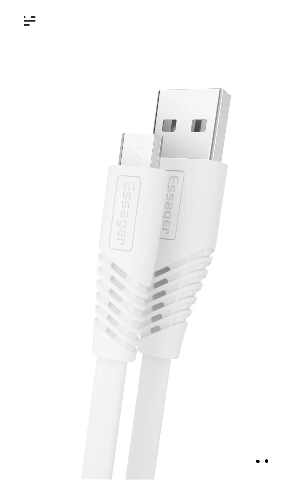 Essager плоский Micro USB кабель для Xiaomi Redmi samsung 2.4A Быстрая зарядка Microusb кабель для зарядного устройства Android кабели для мобильных телефонов