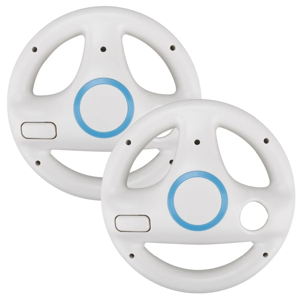 

2Pcs for WII Remote Game Controller Steering Wheel Racing Games For Wii Kart Racing Wheel For Nintendo Wii Remote Controller