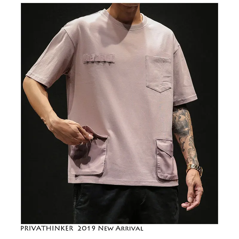 Privathinker хип хоп мужские футболки 2019 Harajuku уличные японские повседневные модные