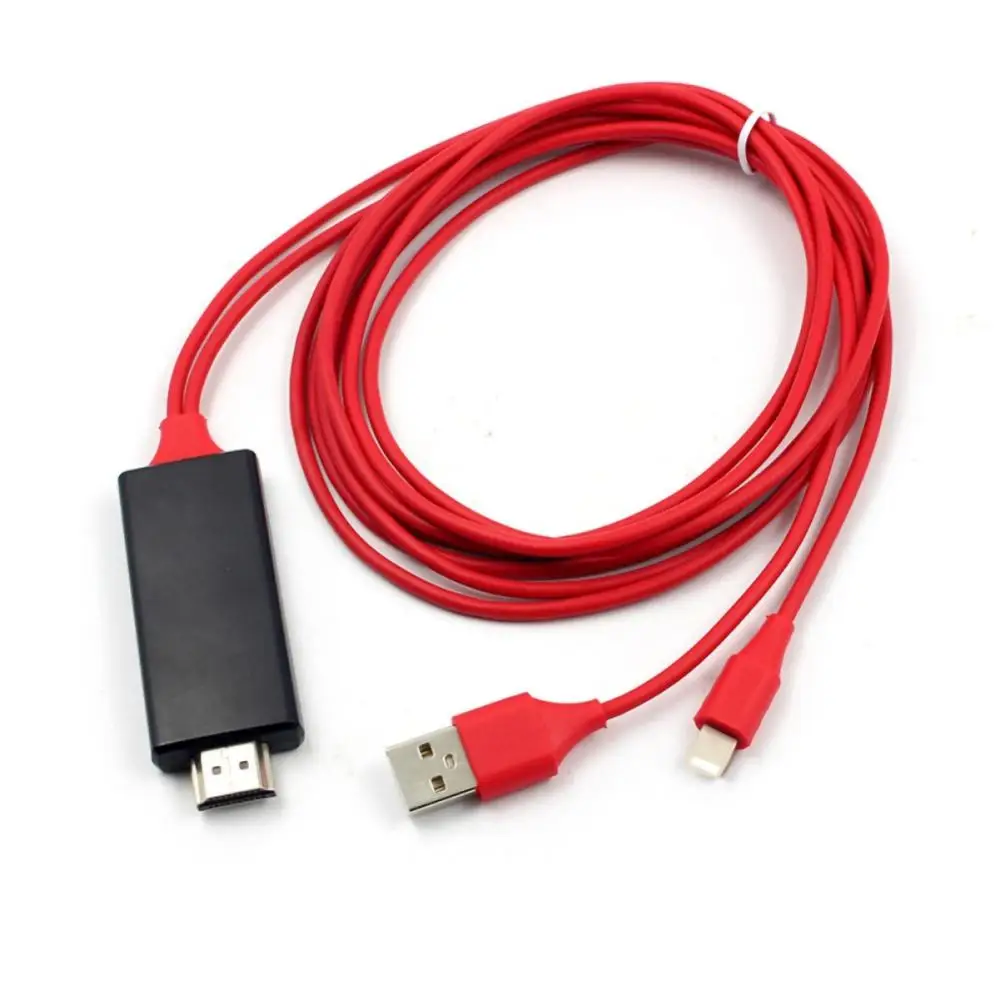 8 контактный HDMI кабель HDTV TV Цифровой AV адаптер USB 1080P смарт конвертер для Apple tv iPhone X