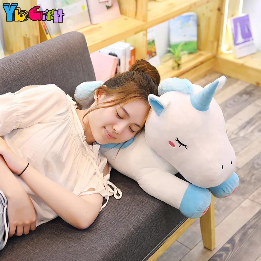 

Yb Gift Kawaii Soft Unicorn Plush toys Stuffed Animal unicornio Plush Baby Pillow Children Birthday Gifts Girls Present Decor