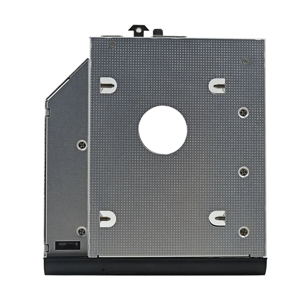 Алюминий 2nd HDD Caddy 12 7 мм SATA 3 0 двойной светодиодный чехол для SSD корпус HP Compaq 6530B 6535B