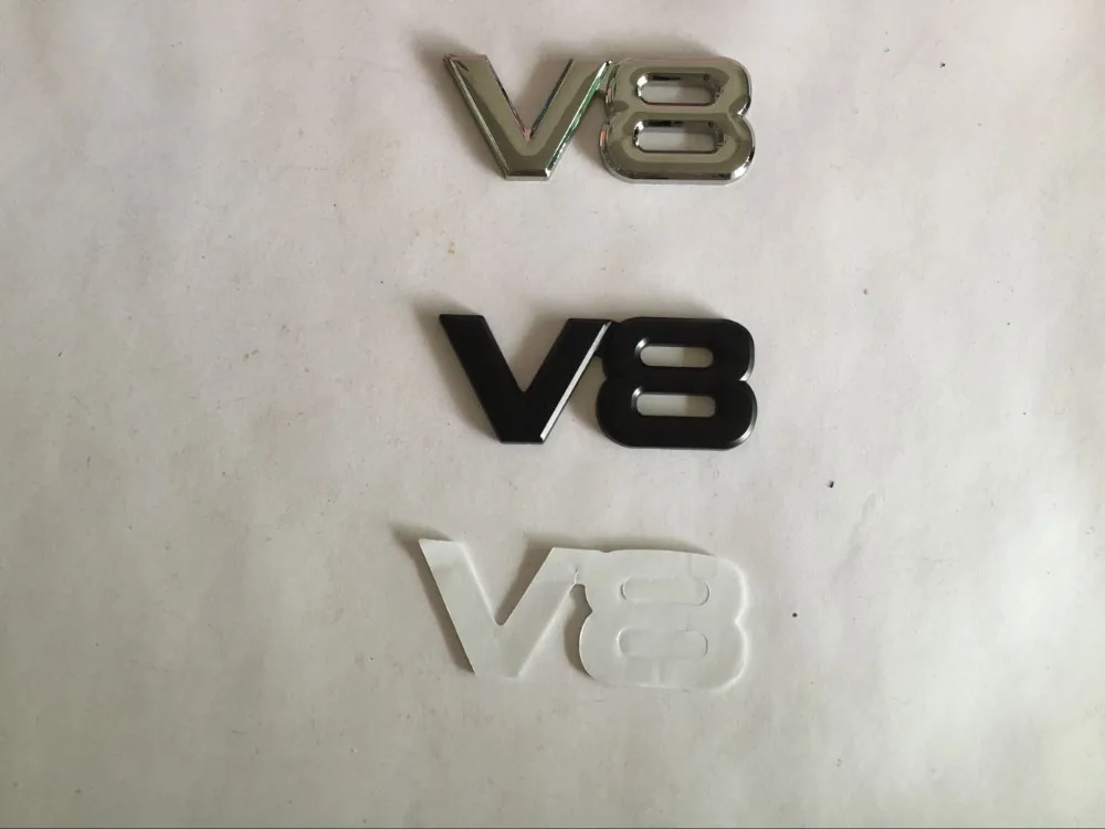 3D металлические автомобильные наклейки V8 значок с эмблемой стильные аксессуары |