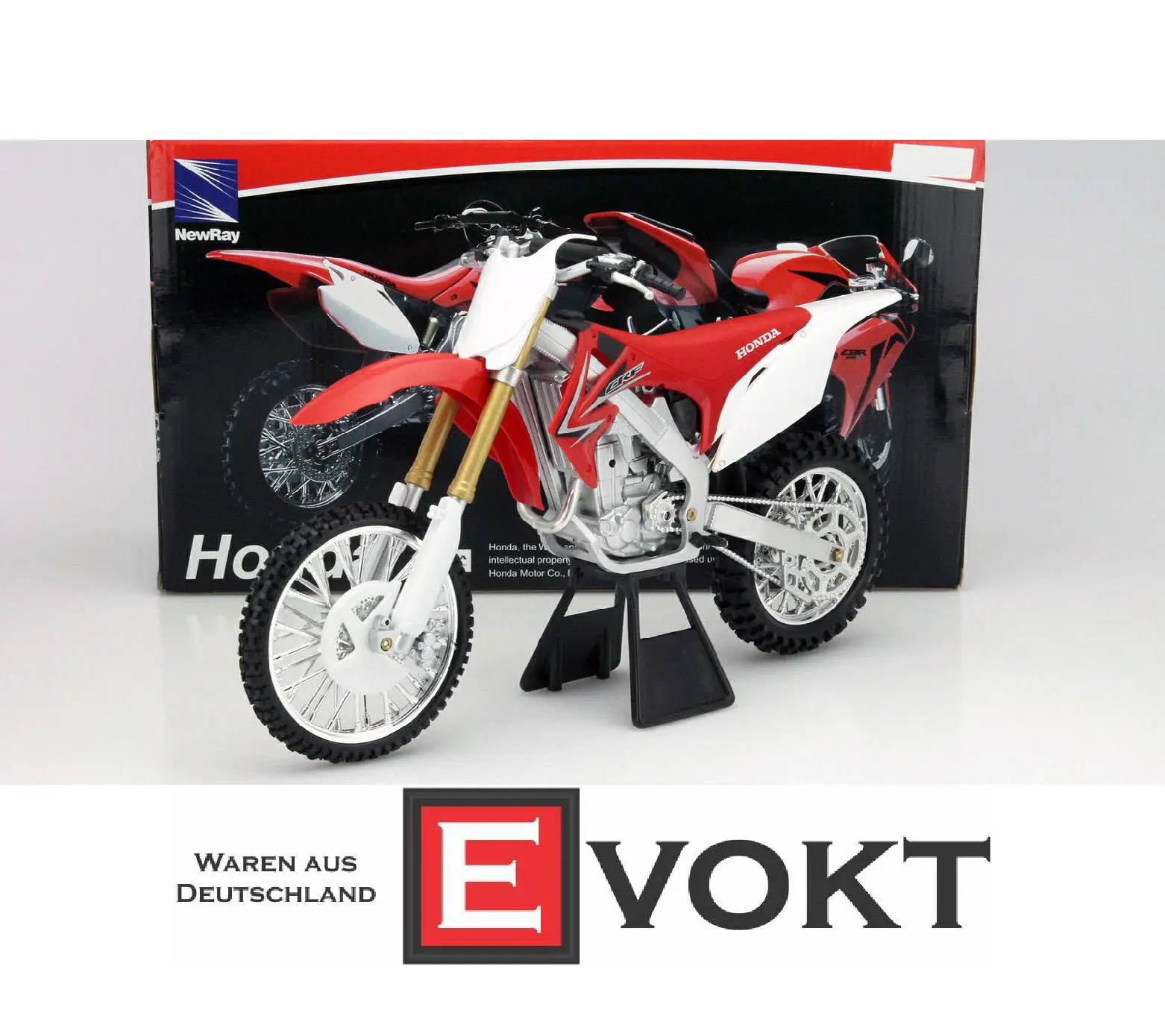 RAY 1:6 HONDA CRF450R ралли бутик модель мотоцикла, игрушки для детей Детские игрушки подарок оригинальная коробка