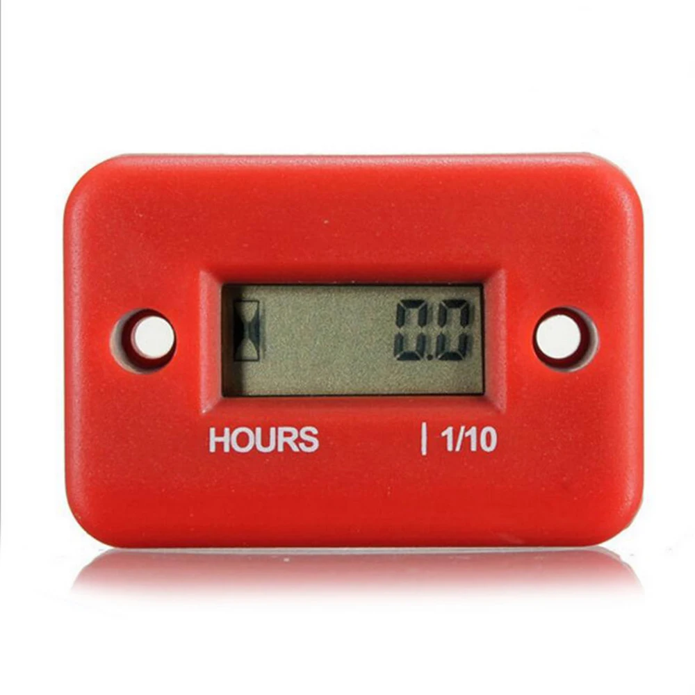Цифровой счетчик часов двигателя Индуктивный водонепроницаемый ЖК-дисплей