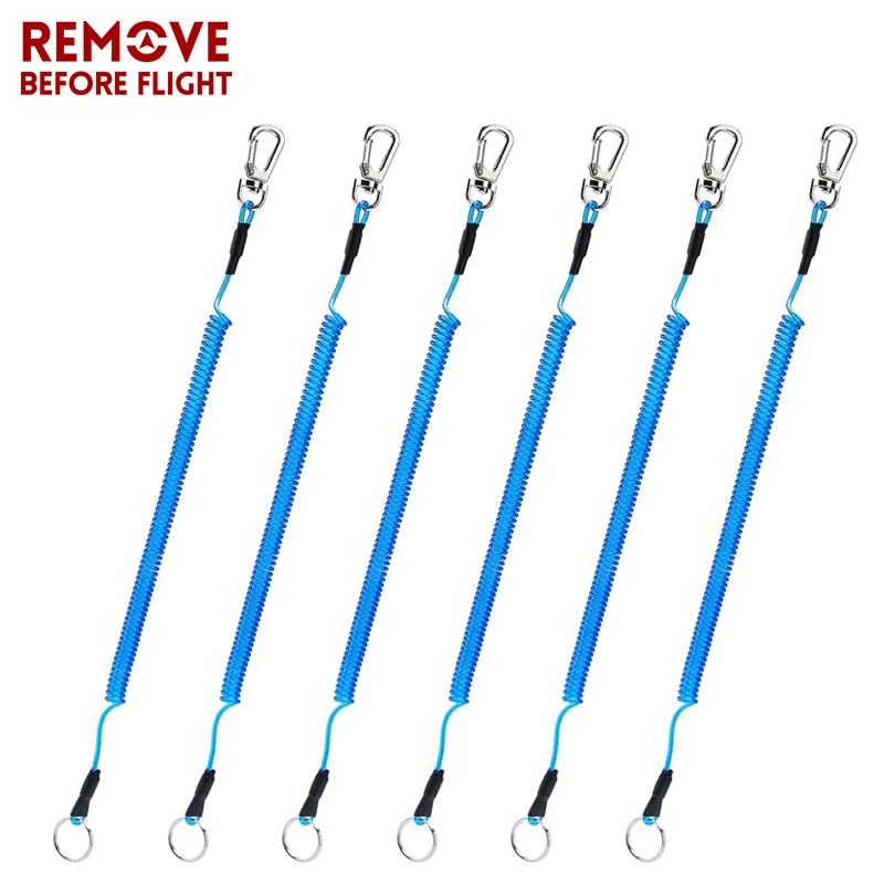 6 шт. шнур для рулонов растягивающийся трос брелок ключей омаров застежка крючок