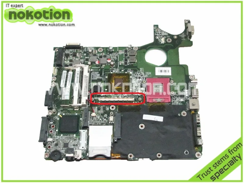Материнская плата NOKOTION для ноутбука toshiba satellite P300 P350 A000030160 dbl5smb6e0 REV E PM965 DDR2 с