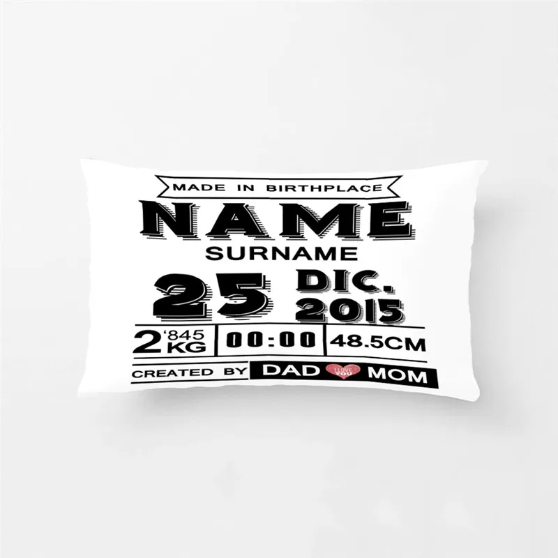 baby pillow case 4 Милый розовый чехол для подушки принцессы на заказ, декоративный чехол для подушки из хлопка и полиэстера - Цвет: baby pillow case 4