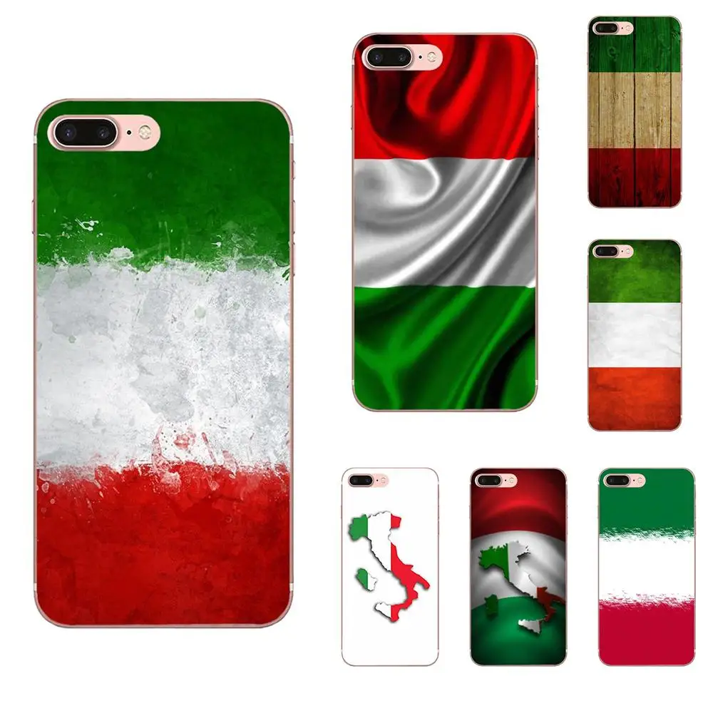 Термополиуретановый чехол Чехол с флагом Италии для xiao Mi Note 3 4 Mi3 Mi4 Mi4C Mi4i Mi5 5S 5X 6 6X A1