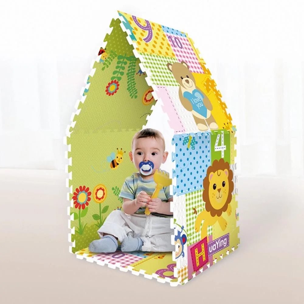 Детская одежда с изображением животных из мультфильмов ковер EVA пены головоломки