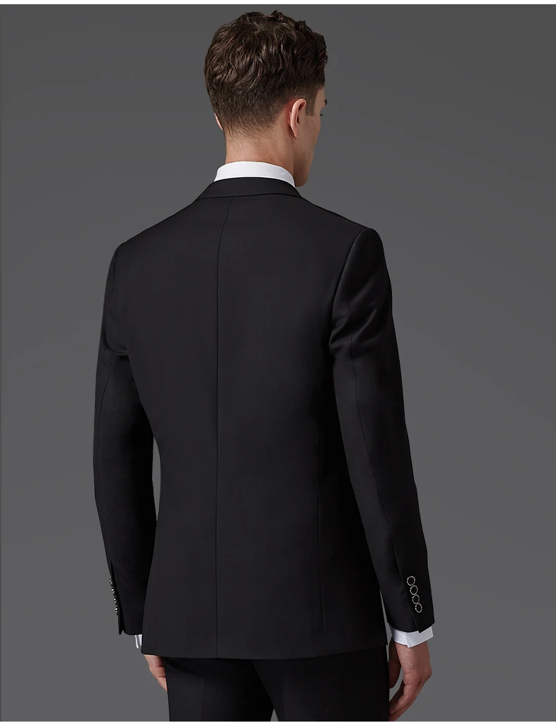 Мужской деловой костюм на заказ приталенный классический блейзер пиджак и брюки