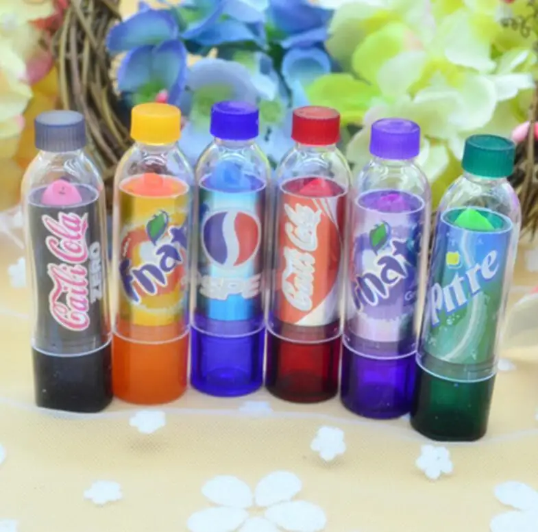 6 colors assorted 6 цветов бальзам для губ приятный запах Детские губы красота Гигиеническая помада Mosit Batom бутылка питательный для губ Уход Макияж бальзам - Цвет: 6 colors assorted