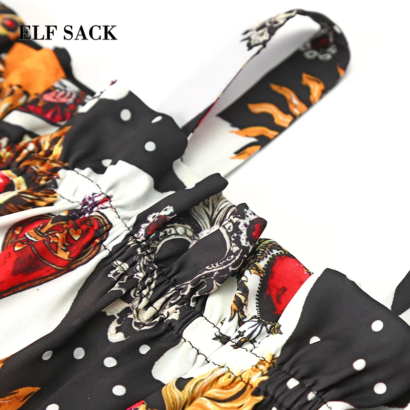 Женский комплект с шортами ELFSACK Белый свободный пляжный топом открытыми плечами