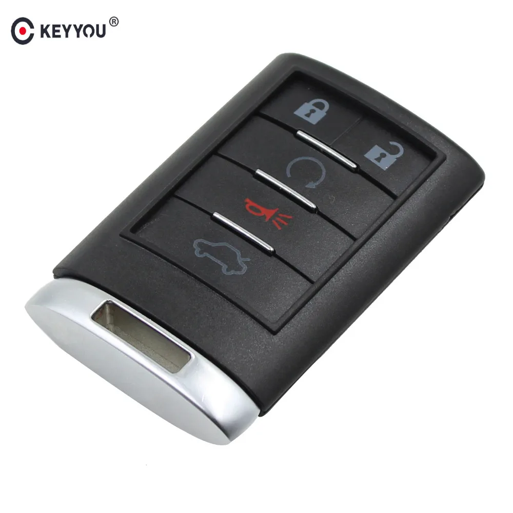 Запасной чехол KEYYOU для пульта дистанционного управления 5 кнопок CADILLAC ATS SRX STS CTS DTS