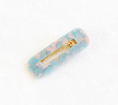 Новые женские трендовые акриловые заколки корейские леопардовые заколки для волос печатные заколки для волос аксессуары ozdoby do wlosow - Окраска металла: 9