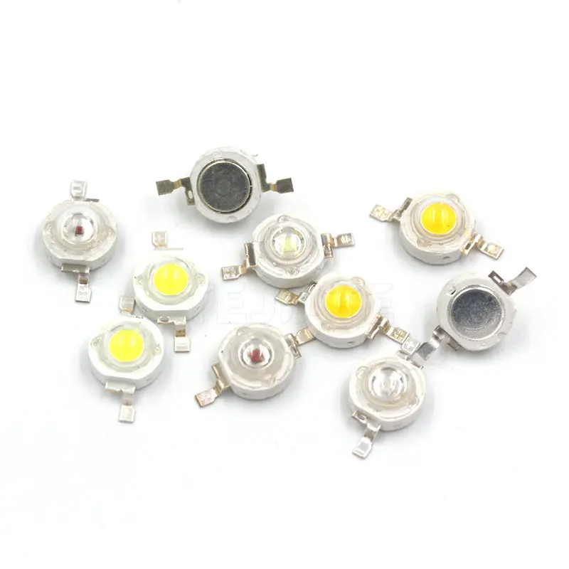 Светодиодный чип высокой мощности 1 Вт 3 светильник ый холодный белый красный