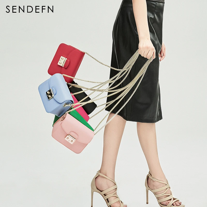 Sendefn марка качество женщины сумки кожа messenger мода мешки плеча дамы женщин crossbody