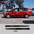 1 пара наклеек на боковой кузов автомобиля KK для Ford Smax S-max, автомобильные аксессуары