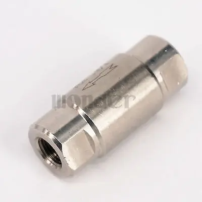 1/4 &quotBSP мама 1/8 нержавеющая сталь невозвратный встраиваемый пружинный клапан