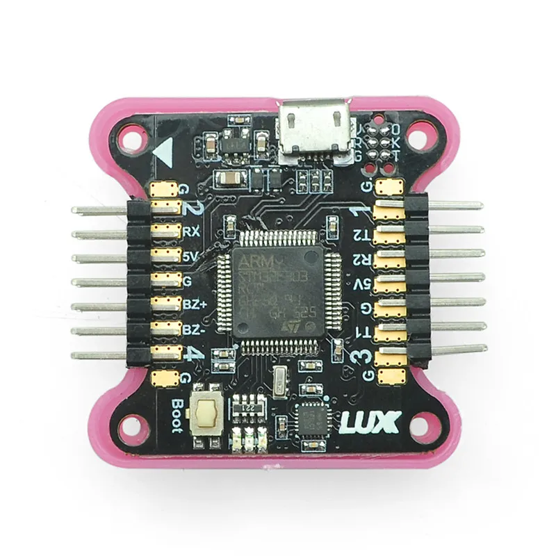 3PCS Flight Controller Protective Case Pink Blue Orange with Mounting Screws for Lumenier LUX Racer RC Parts | Игрушки и хобби